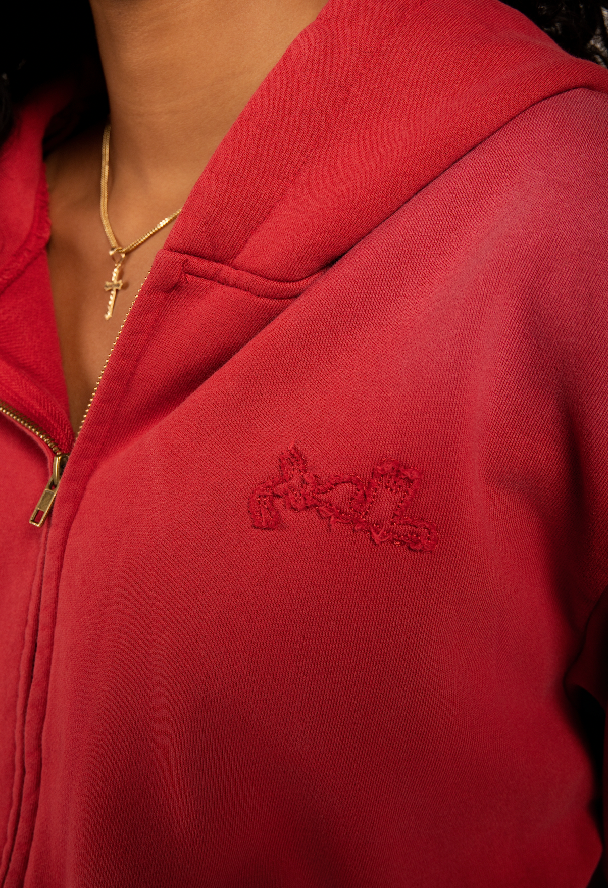 CARDINAL SUNFADED VINTAGE ZIP-UP