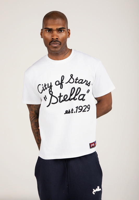 "1929" CITY OF STARS TEE WHITE