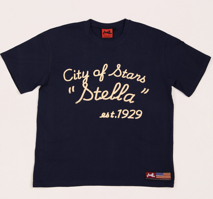 "1929" CITY OF STARS TEE NAVY