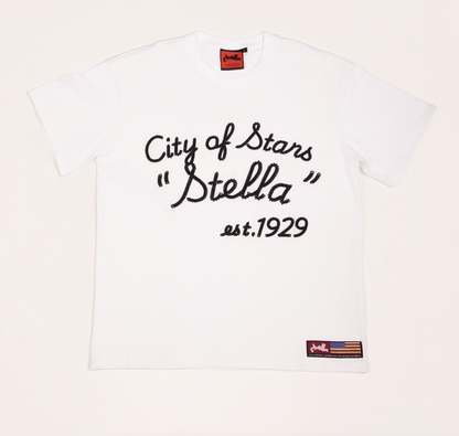 "1929" CITY OF STARS TEE WHITE